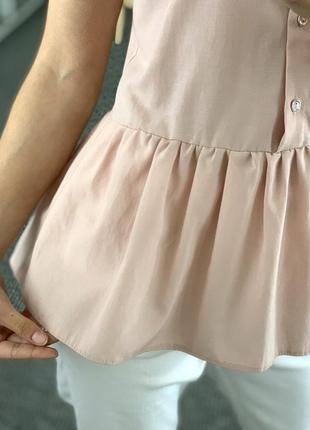 Нежно розовая блуза atm 384 фото