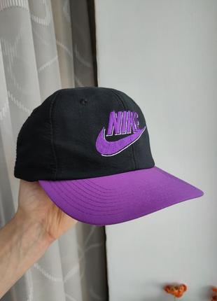 Винтажная кепка бейсболка nike vintage 90s baseball cap hat 54-593 фото