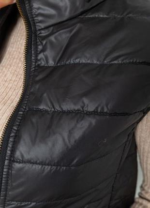 Женская жилетка цвет черный7 фото