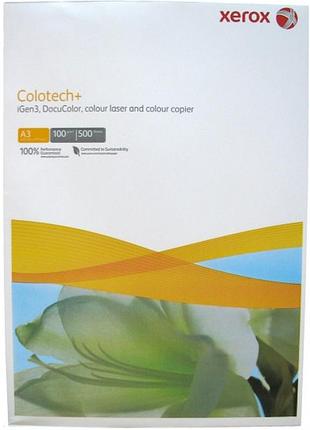 Офисная бумага а3 500л xerox a3 colotech 100г/м2 - бумага офисная а3 100г