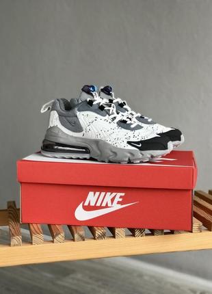 Мужские кроссовки nike air max 270 react x travis scott grey 40-41-42-43-44-452 фото