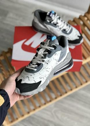 Мужские кроссовки nike air max 270 react x travis scott grey 40-41-42-43-44-458 фото