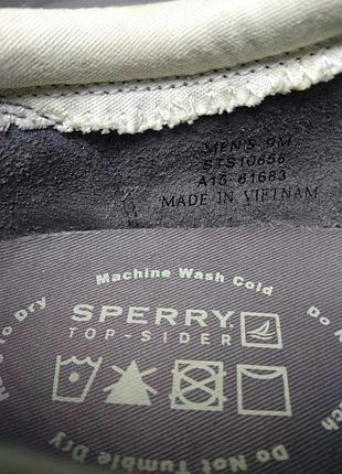 Кеды  топсайдеры sperry. 6
