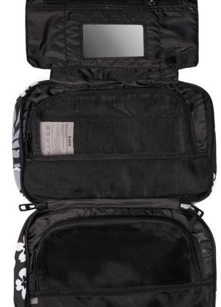 Дорожная косметичка, несессер с зеркалом, крючком для подвешивания campus