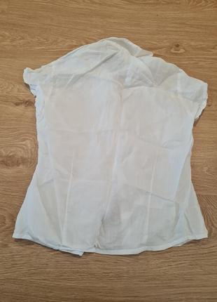 Рубашка, кофточка, белая, летняя, льняная, стильная, блузка6 фото
