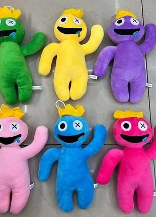 Монстр король "веселі веселкові друзі" 30 см, rainbow friends roblox, роблокс, хагі ваги