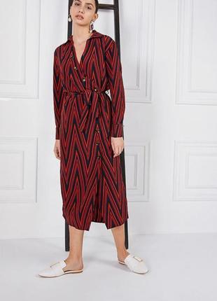 Topshop платье рубашка, миди eur 40