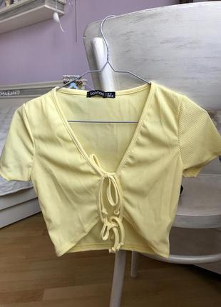 Топ boohoo футболка