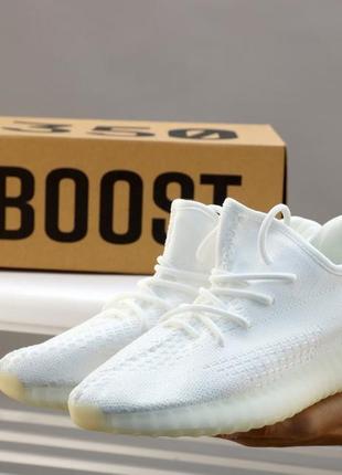 Кросівки yeezy boost 350 white cream кроссовки5 фото