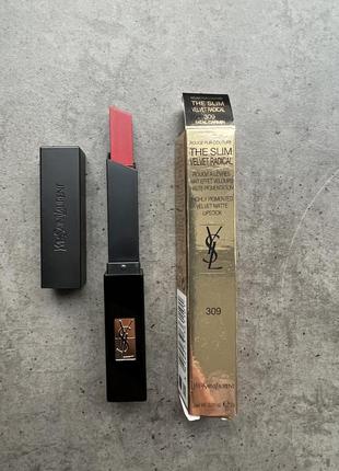 Ysl rouge pur couture the slim velvet radical, #3092 фото