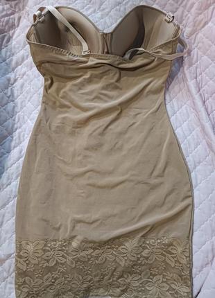 Шикарный красивый сетчатый сексуальный пеньюар корсет чехол мини платье.7 фото