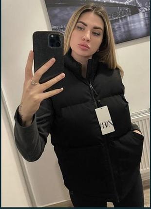 Жилетка жилет жилет zara безрукавка