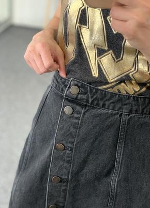 Джинсовая юбка на пуговках topshop 40‼️ро продажа‼️5 фото