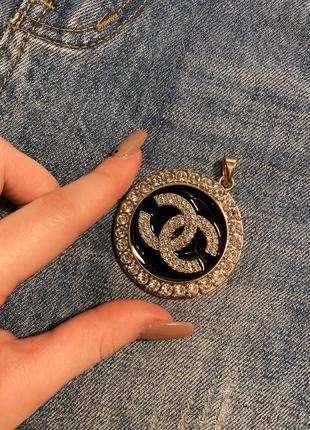 Кулон на підвіску в стилі шанель, підвіска в золоті
