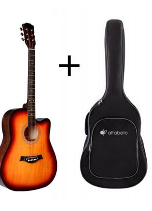 Акустическая гитара figure 2063ts + чехол