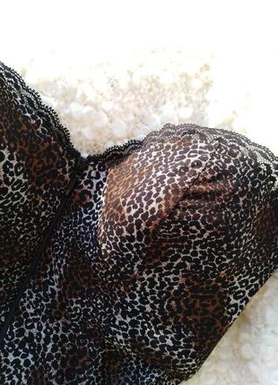 Леопардовый корсет топ beldona коричневый корсет в принт6 фото