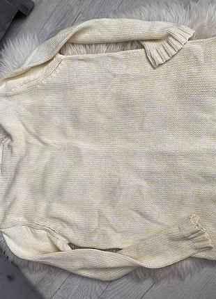 Светр кофта блідо жовта 4