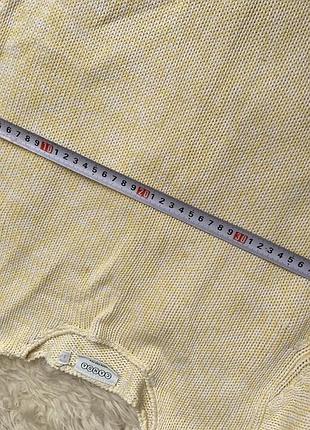 Светр кофта блідо жовта 8