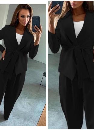 Костюм женский с брюками палаццо