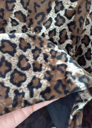 Бархатна леопардова юбка today's5 фото
