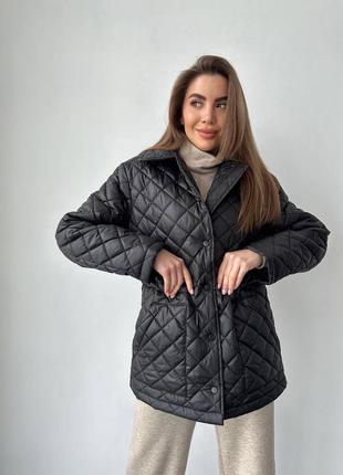 Куртка хит 2023 года женская стеганная курточка плащевка