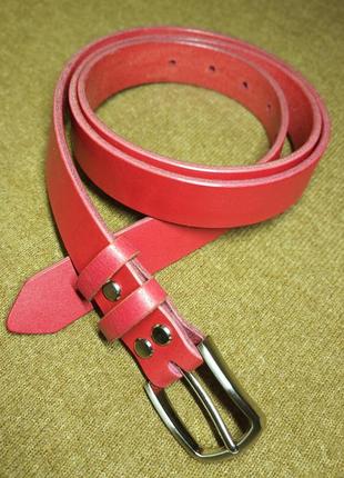 Кожаный ремень ручной работы