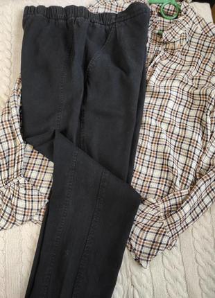 Легкі чорні юрюки штани чінос
