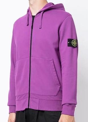 Зипхуди фиолетовое stone island