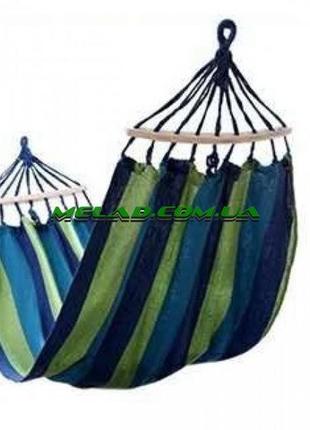 Гамак с планкой (80см/200см) синий (30)