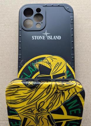 Чохол stone island для iphone 12 pro4 фото