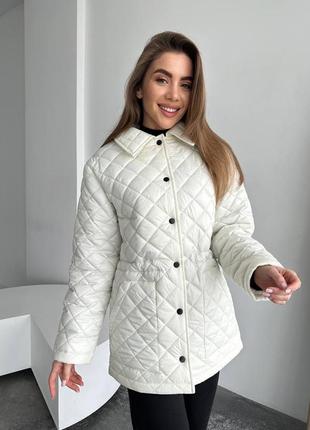 Стьогана жіноча курточка тренд 2023 🔥🔥5 фото