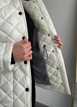 Трендова стьогана курточка жіноча6 фото