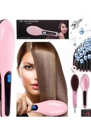 Гребінець для випрямлення волосся fast hair straightener hqt-906 st271/st6903 фото