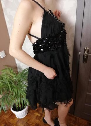 Брендовое милашное нарядное платье в пайетках kate fearnley4 фото