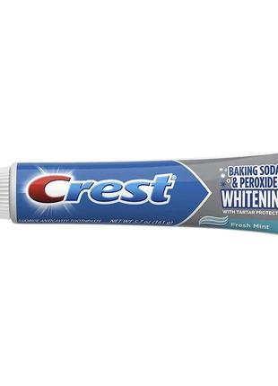 Відбілююча зубна паста crest baking soda & peroxide whitening 161 г2 фото