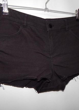 Шорти жіночі оригінал джинс h&m сток, 46-48 ukr, 010rt (тільки в зазначеному розмірі, тільки 1 шт.)3 фото