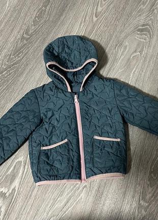 Куртка весняна на дівчинку 92-95 см,стьобана.