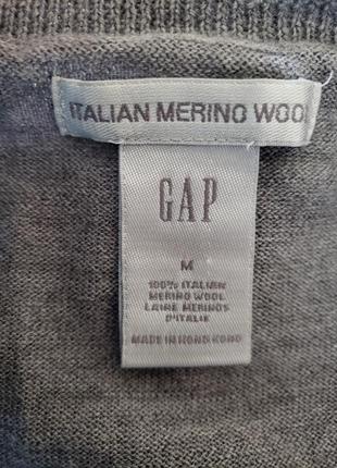 Кардиган кофта 100 % merino wool gap m2 фото
