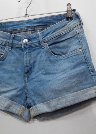 Шорти жіночі оригінал джинс h&m сток, 46-48 ukr, 011rt (тільки в зазначеному розмірі, тільки 1 шт.)4 фото