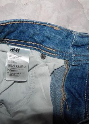 Шорти жіночі оригінал джинс h&m сток, 46-48 ukr, 011rt (тільки в зазначеному розмірі, тільки 1 шт.)6 фото