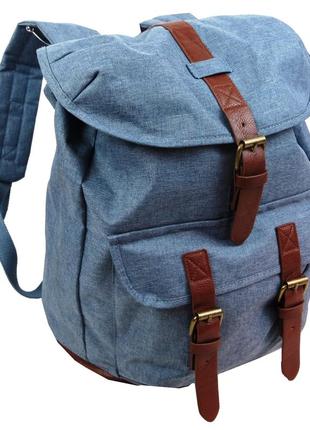 Городской рюкзак 20l retro-ruscksack голубой
