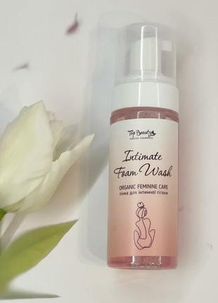 Пенка для интимной гигиены top beauty, 150 мл