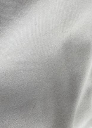 Белый свитшот с рюшами утеплен на флисе 💟6 фото