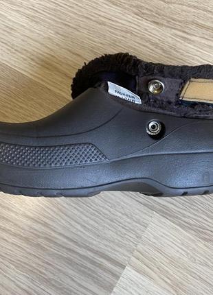 Crocs сабо кроксы на меху съёмном m4w6 (36-37)7 фото