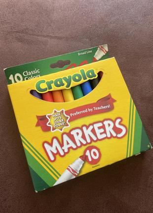 Маркеры фломастеры crayola