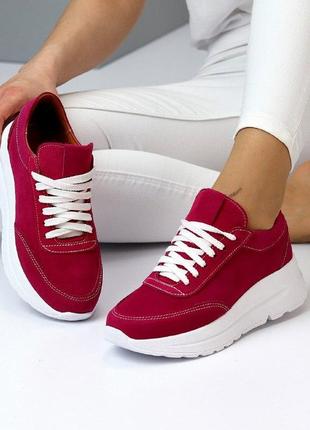 Стильные, замшевые, спортивные женские кроссовки в наличии и под отшив💙💛🏆