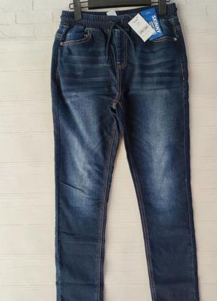 Нові трикотажні джинси next розм. 12 р./152 см.3 фото