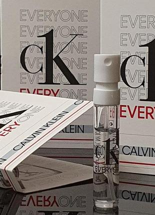 Оригінальний пробник calvin klein everyone eau detoilette_ 1,2ml