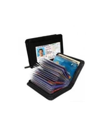 Кошелёк- визитница lock wallet - rs-37, чёрный (120)