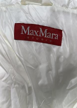 Max mara белая куртка ультра пуховик деми6 фото